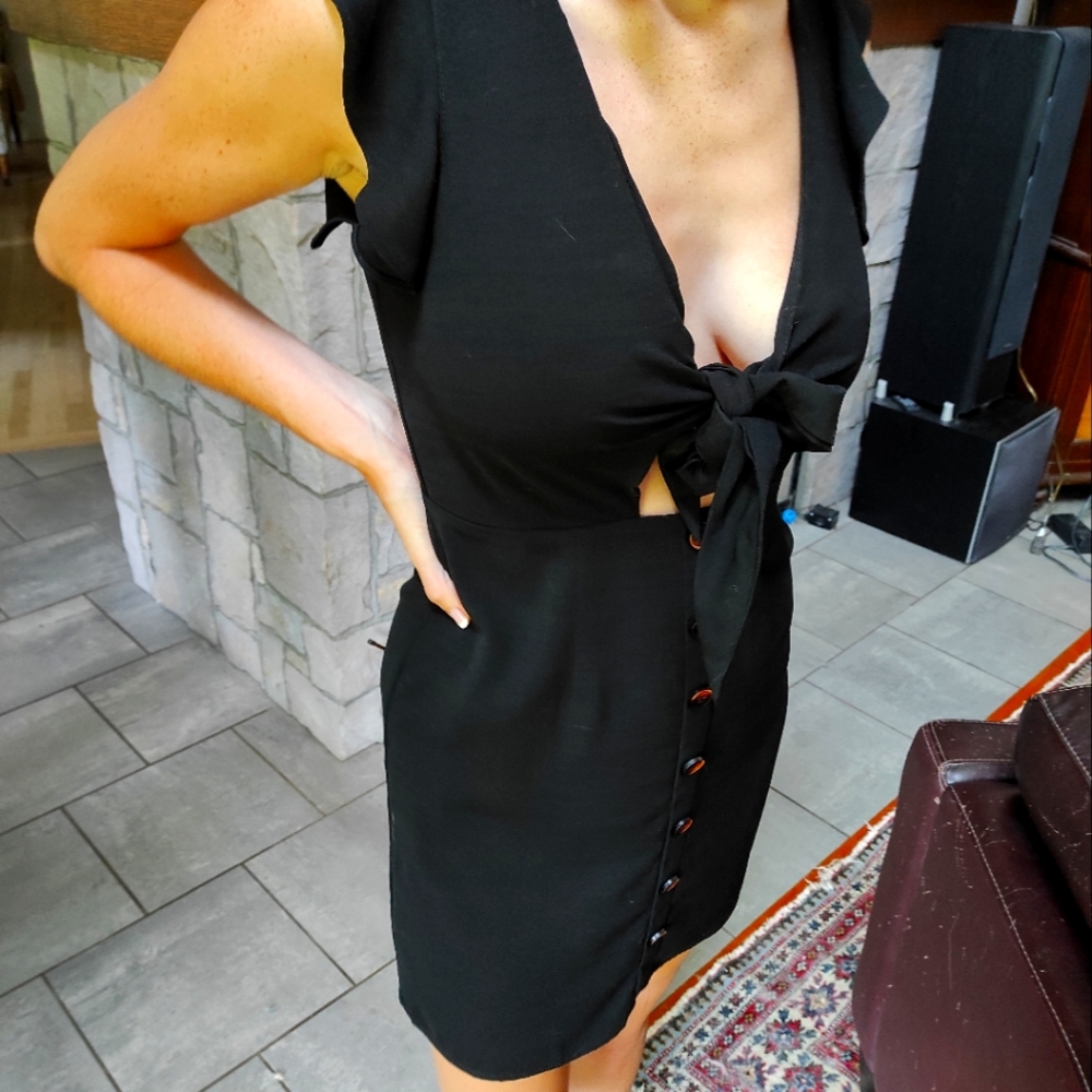 Short black dress
